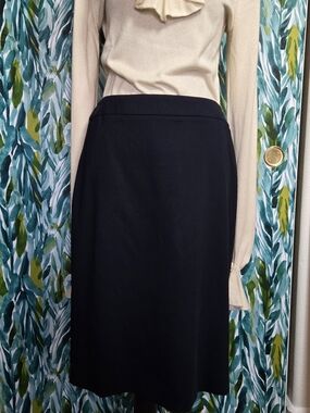 Escada Navy Women's Knee-Length Skirt